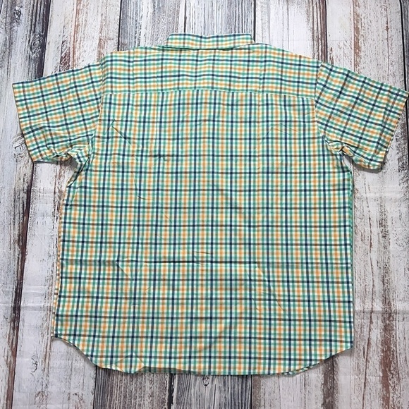 COLUMBIA Men's Rapid Rivers Il Short Sleeve Shirt Green/Blue/Orange Size XXL - Picture 2 of 13